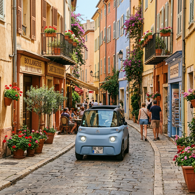 Fiat Topolino électrique location Nice